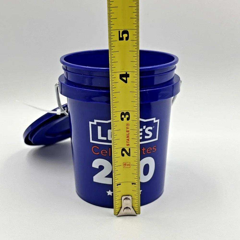 Lot Of 5 Lowe’s Celebrates 250 Mini Bucket With Lids, 4th July Celebrate America